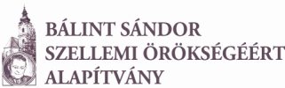 Bálint Sándor Szellemi Örökségéért Alapítvány Logo